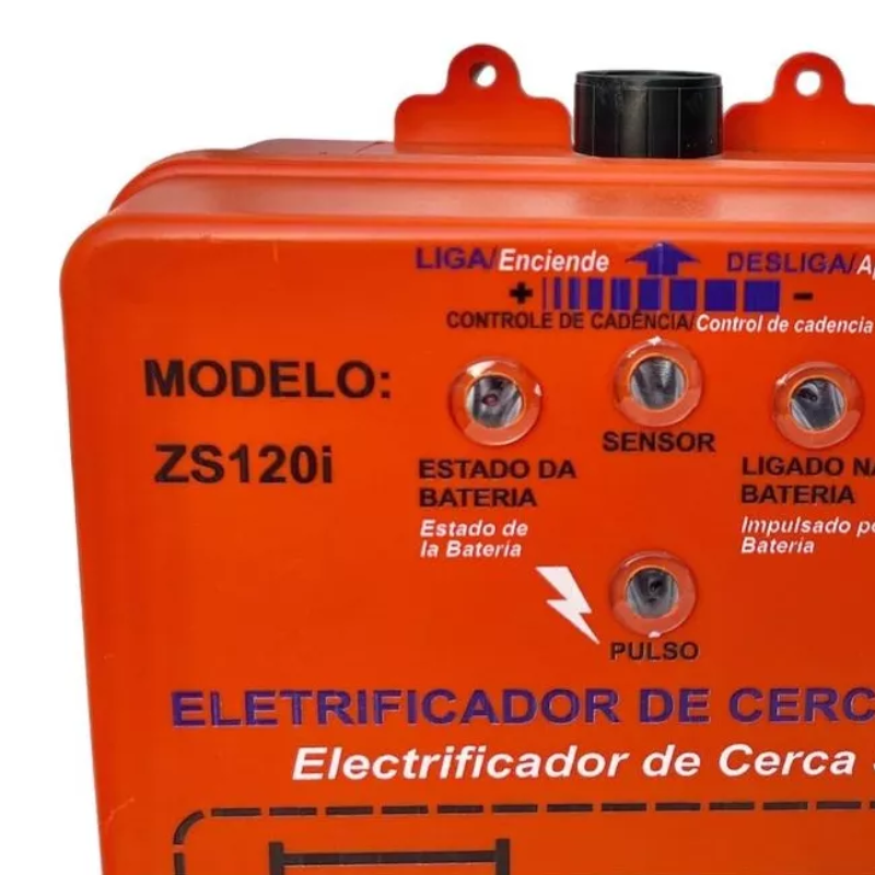 Cerca Elétrica Rural Solar Zs120i Zebu 120km Seca Capim 6j