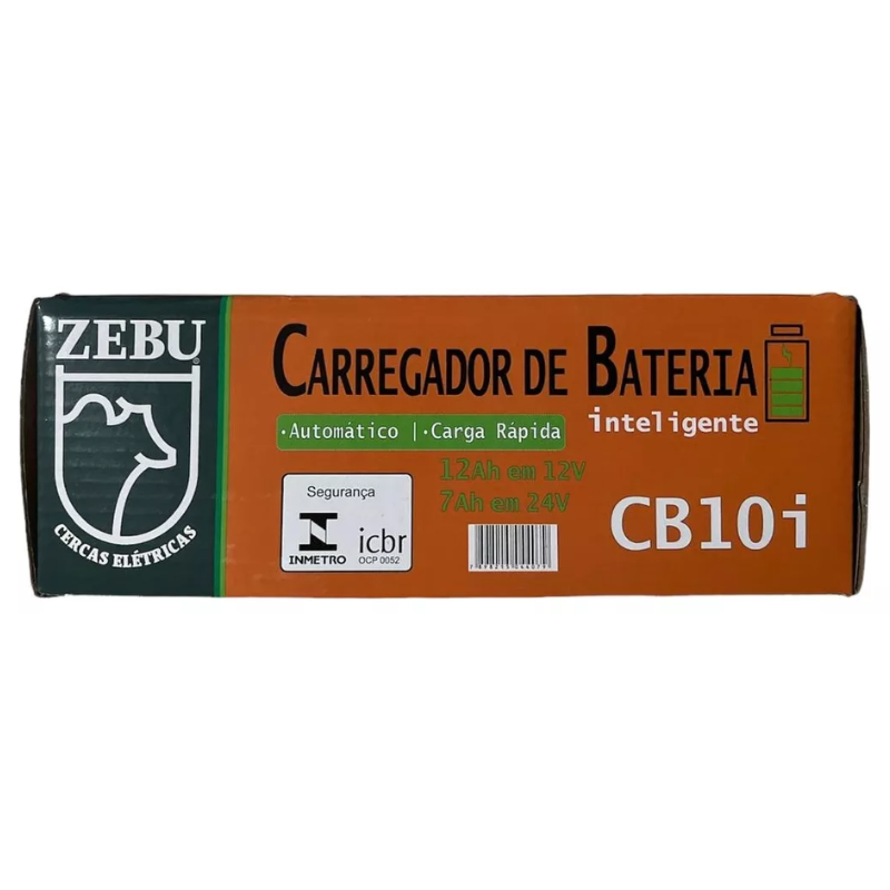 Carregador De Bateria 10ah Inteligente Automotivo 12v E 24v