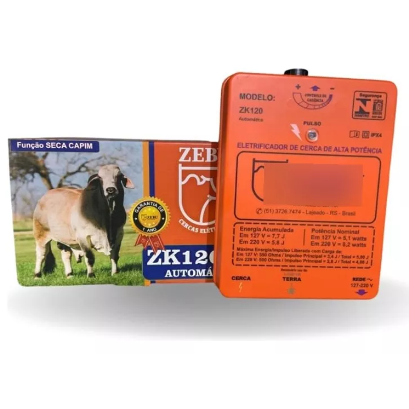 Aparelho De Cerca Eletrica Zebu Zk 120km