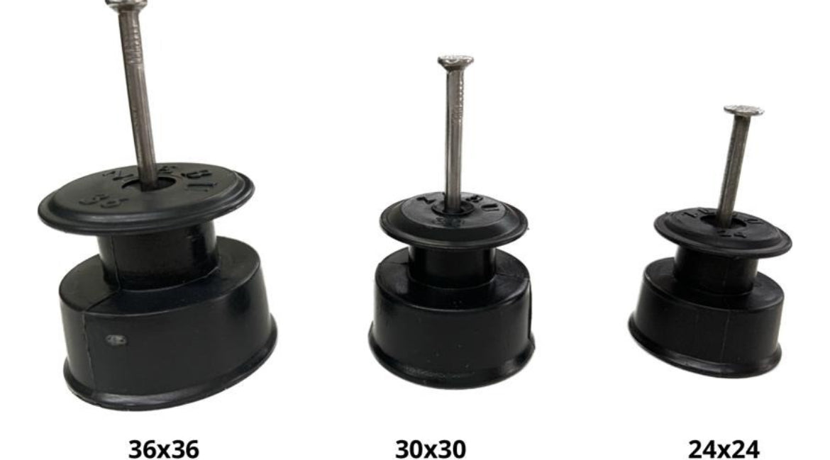 Isolador Cerca Eletrica Zebu Roldana 31mm X 36mm 300 Un