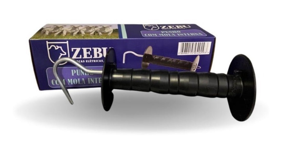 Punho Para Cerca Eletrica C/mola Interna Zebu