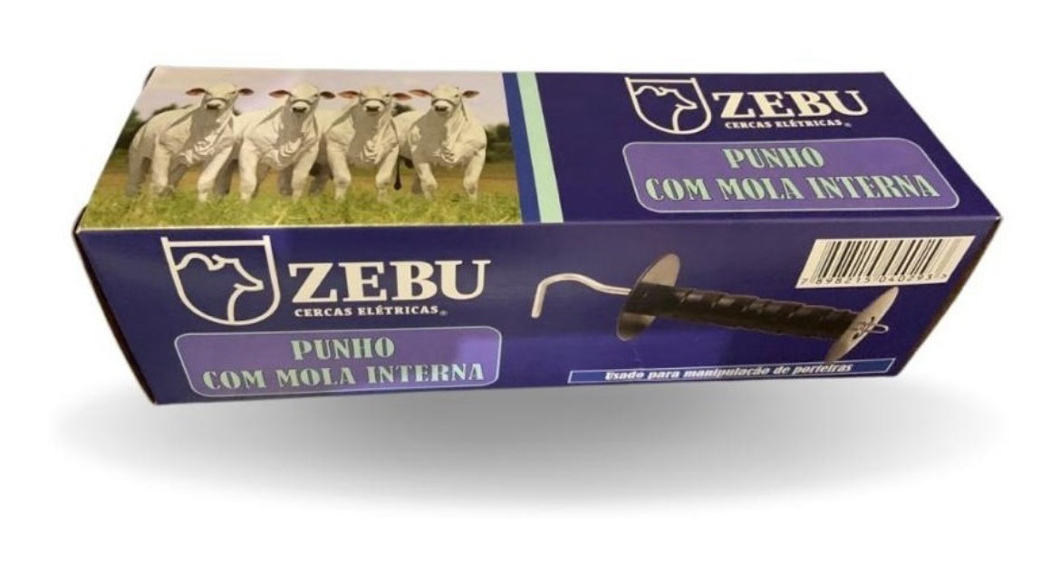 Punho Para Cerca Eletrica C/mola Interna Zebu