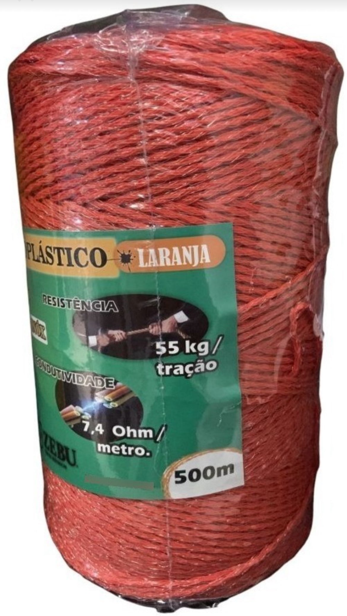 Fio Eletroplástico Zebu 500 Mt Para Cerca Eletrica