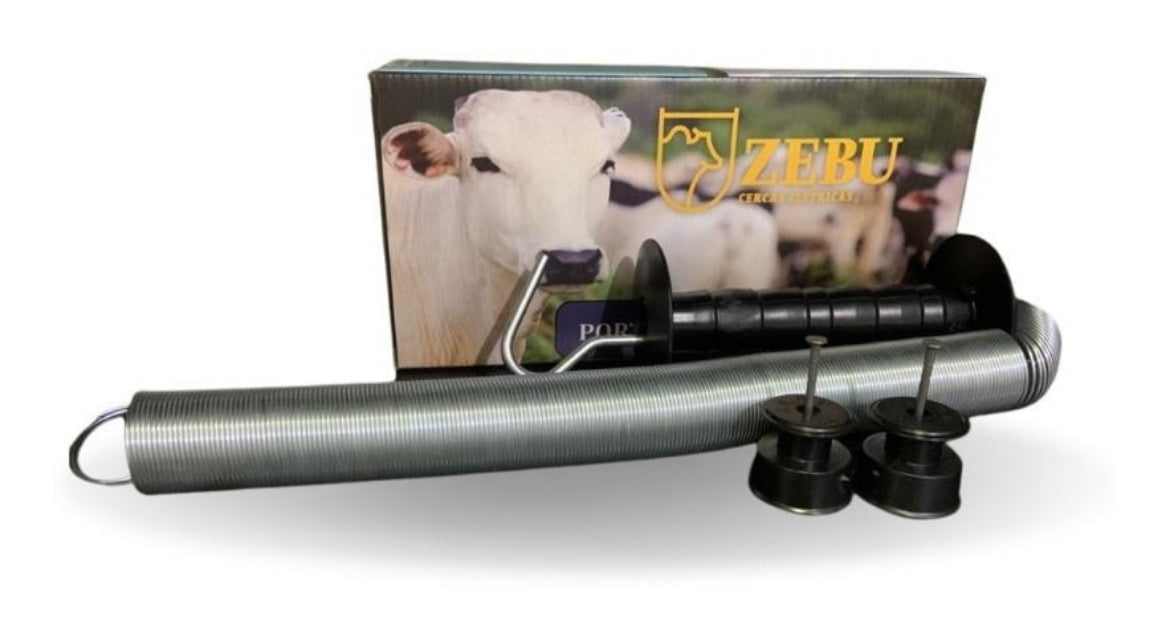 Porteira Para Cerca Eletrica Zebu Completa 6 Mts