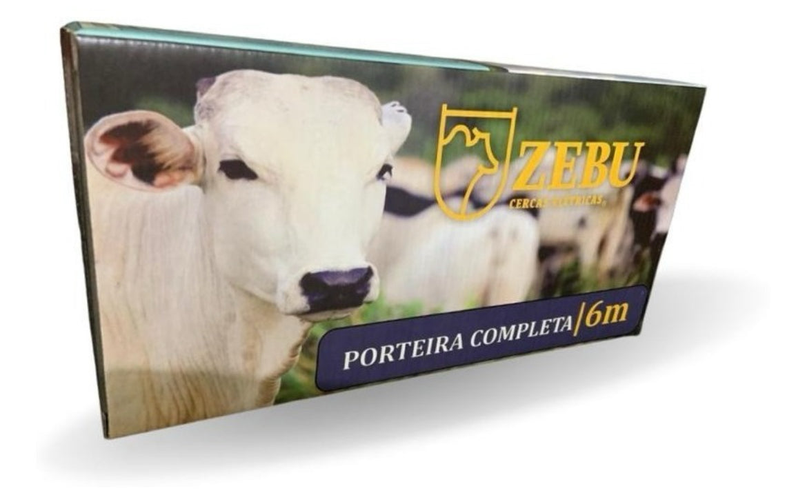Porteira Para Cerca Eletrica Zebu Completa 6 Mts