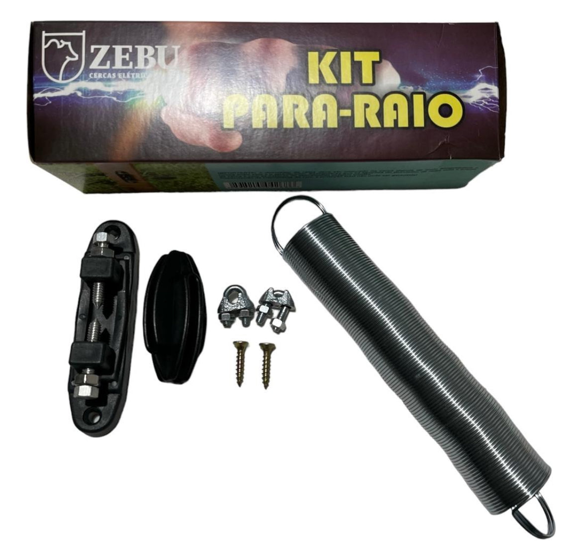 Kit Para Raios Cerca Elétrica Rural Zebu Completo C/uv Nf