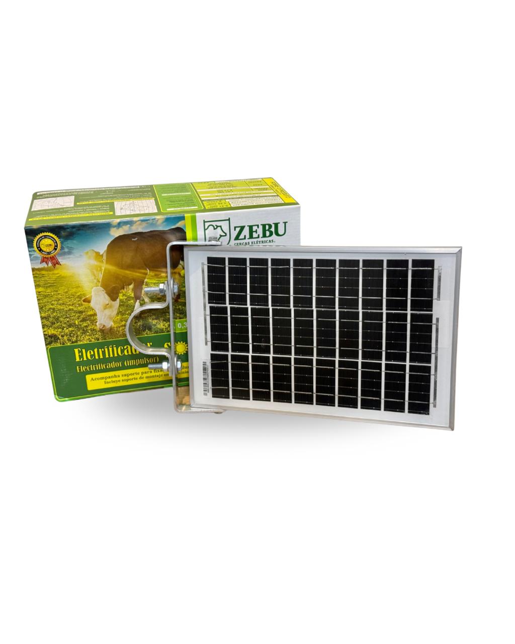 Eletrificador Cerca Elétrica Solar Aparelho Choque Zebu 35km (promoção)